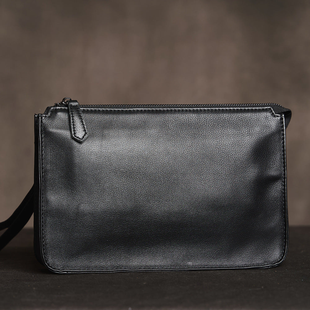 Horizontal boys' clutch bag, business commuter men's bag, new casual men's work bag