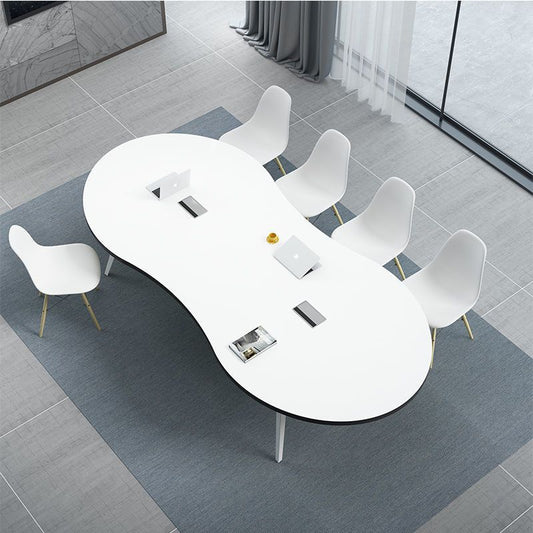 Creative, fashionable, simple, modern, small meeting room, staff training table, workbench, office table, conference table，Meeting table