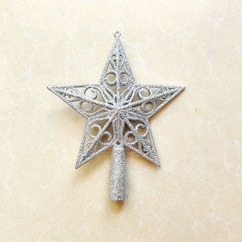 Festive Supplies Christmas Top Star Creative Christmas Gift Sprinkling Pink Star Christmas Tree Ornament Pendant Pentagram