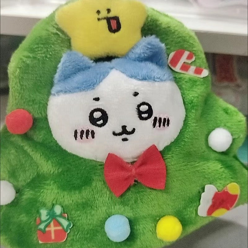 Christmas headgear, small sea pendant, Christmas tree, plush doll, cute bag pendant, birthday gift for girlfriends