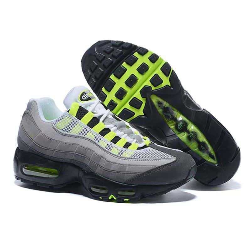 Men's sports single shoes air cushion shock absorber outdoor casual spring running shoes women's shoes foreign trade plus size AIR MAX 95