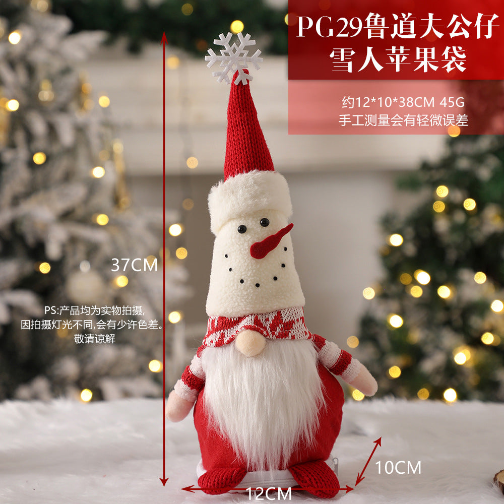 Christmas gift apple bag tote bag adult children children Christmas gift decoration high-end gift bag