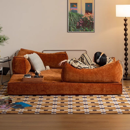 Fabric sofa bed