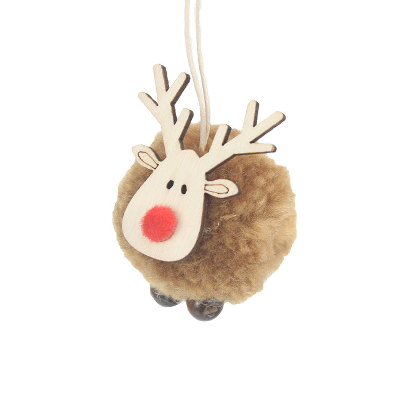 Christmas bell pendant Christmas decoration Christmas tree New Year hanging bell doorbell car hanging wind chime Christmas pendant door hanging