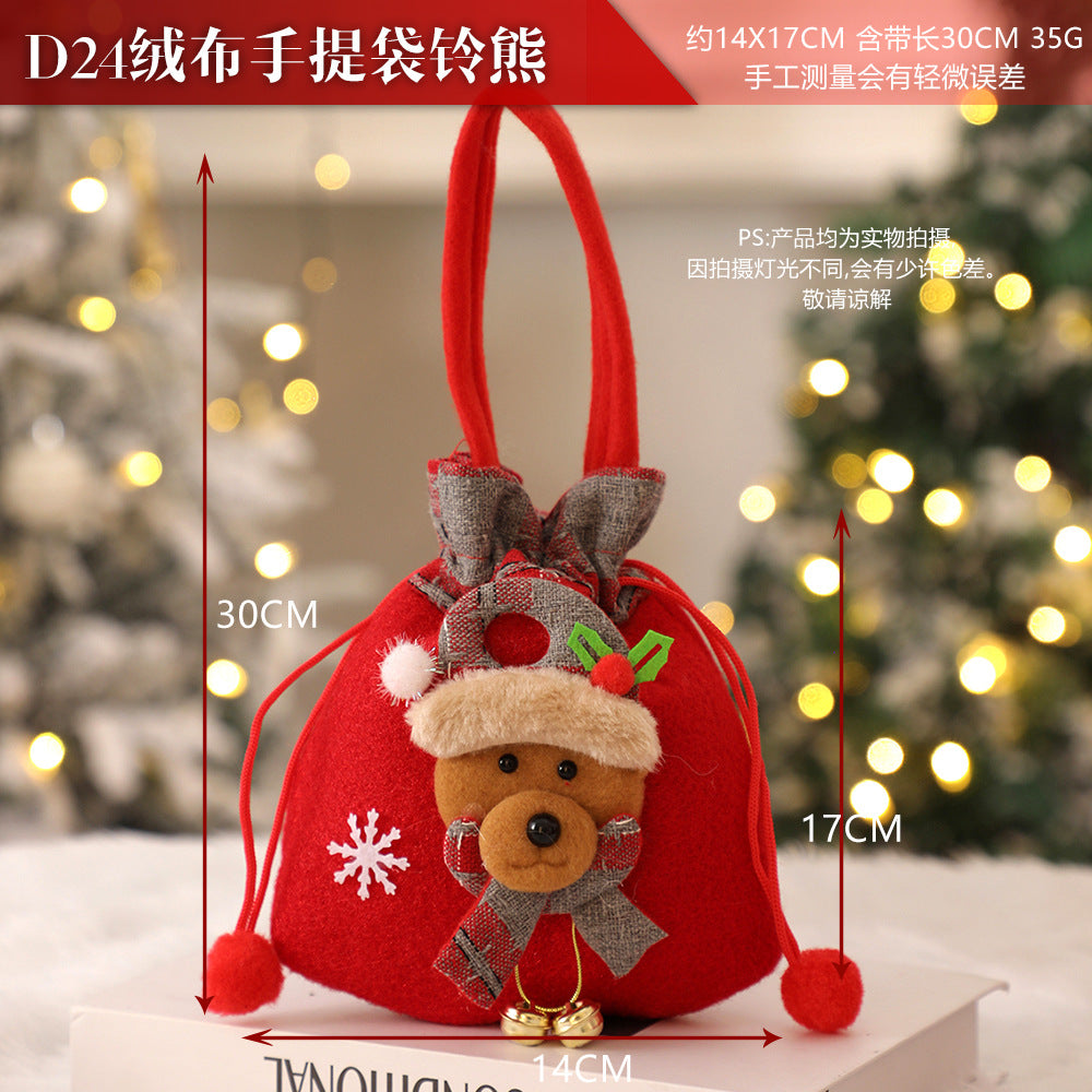 Christmas gift apple bag tote bag adult children children Christmas gift decoration high-end gift bag