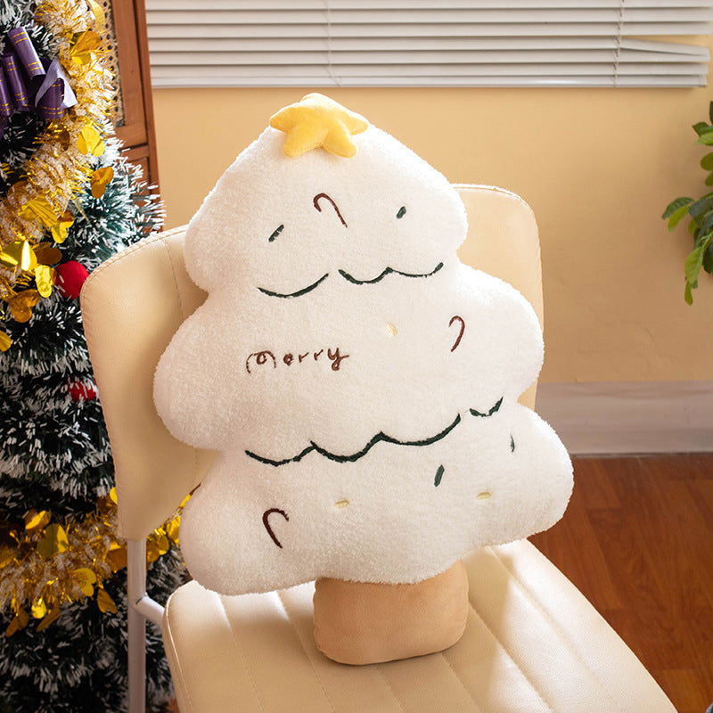 ins influencer Christmas tree pillow plush toy Christmas tree pillow gingerbread doll pillow wreath doll