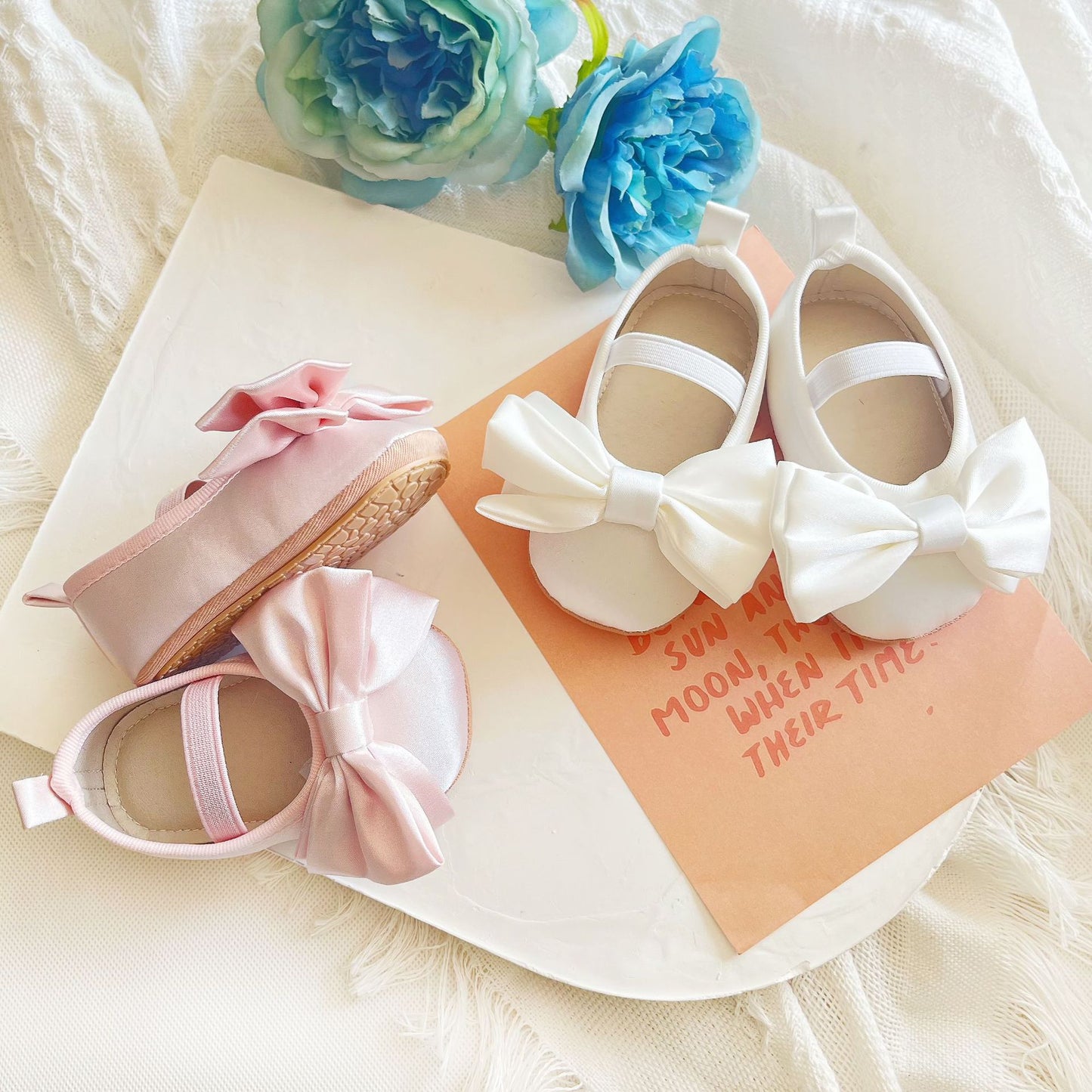 Infant shoes spring, autumn and summer girls, baby baby princess anti-slip shoes, soft-soled toddler shoes cross-border spot