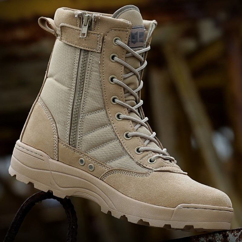Children's combat boots, summer parent-child high-top military boots, Martin boots, special forces spring and autumn men's marine boots, summer camp CS boots