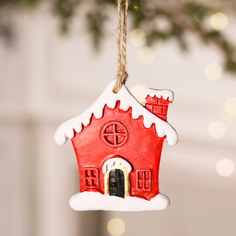 Cross-border Christmas ornaments, small pendants, Santa Claus, Christmas tree decoration pendants, small pendants, resin ornaments, gifts