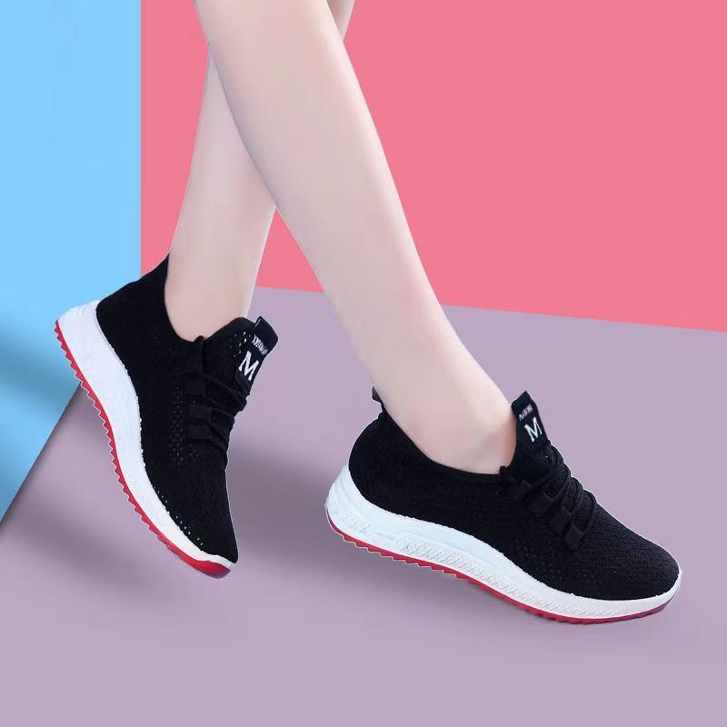 Women's cross-border new fashion versatile casual shoes women's cloth shoes flat shoes trendy sneakers women's wholesale
