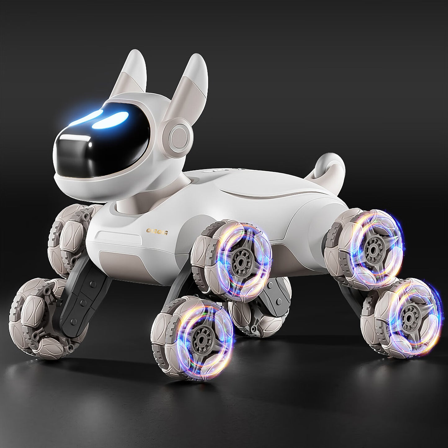 Electric Smart Robot Dog RC Car Toy Kids Car Eight Wheel Gesture Double Sensing Boy Gift Robot