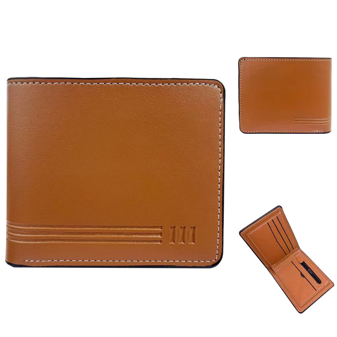 2025 cross-border new coin bag short multi-card men's wallet European and American business wallet simple men's wholesale