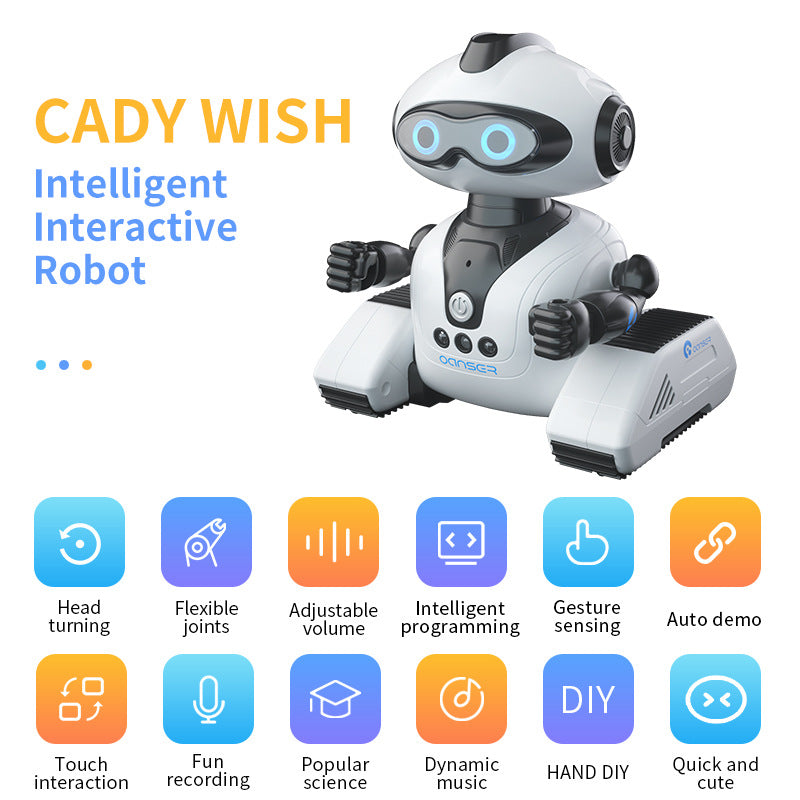 Cross-border JJRC intelligent remote control electric programming robot children's early education dancing DIY toy robot model
