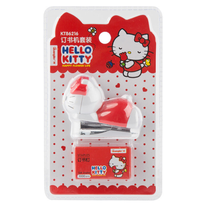 Guangbo Sanrio hello kitty hello kitty cartoon mini cute portable stapler wholesale KT86216