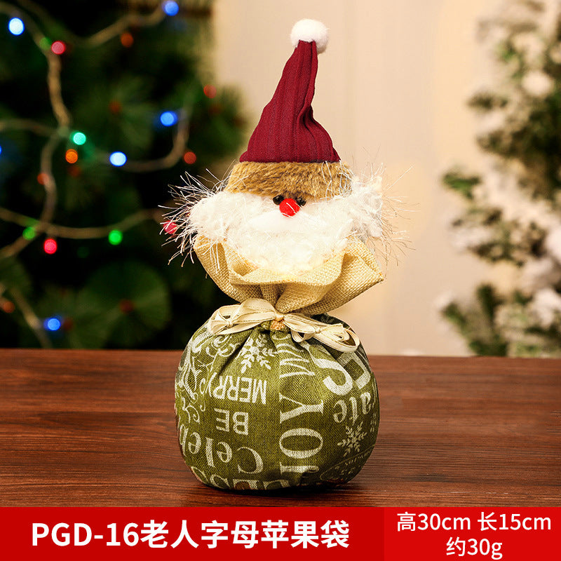 Christmas gift apple bag tote bag adult children children Christmas gift decoration high-end gift bag