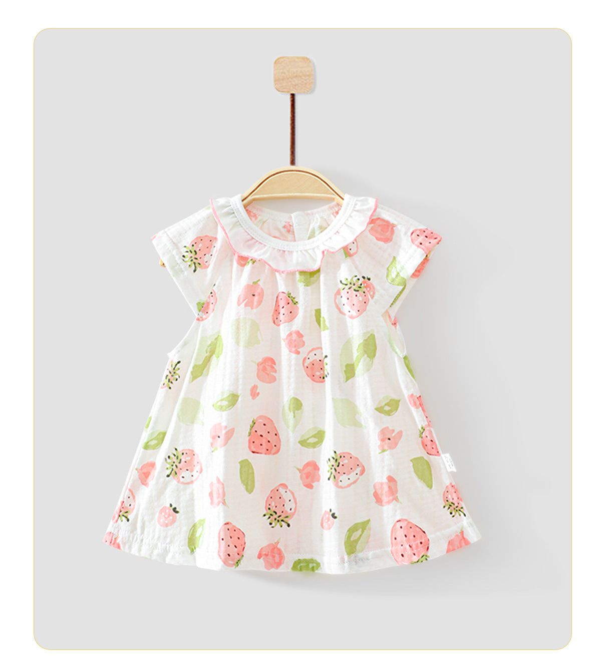 Korean children's floral skirts, girls' spring clothes, foreign girls, princess dresses, summer baby dresses, baby summer dresses