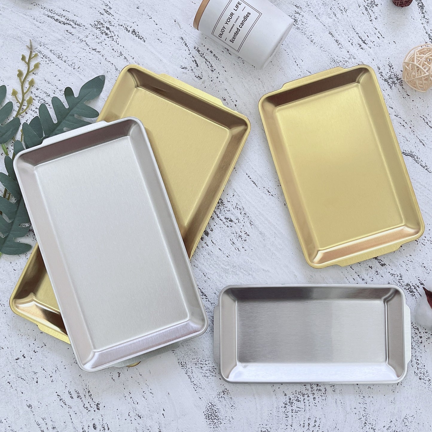 304 stainless steel rectangular plate home barbecue plate barbecue plate fruit plate beef plate sushi plate dish tray