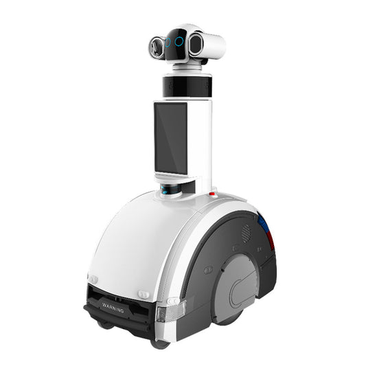 Cloud intelligent security patrol robot automatic patrol, all-weather unmanned security monitoring, face recognition