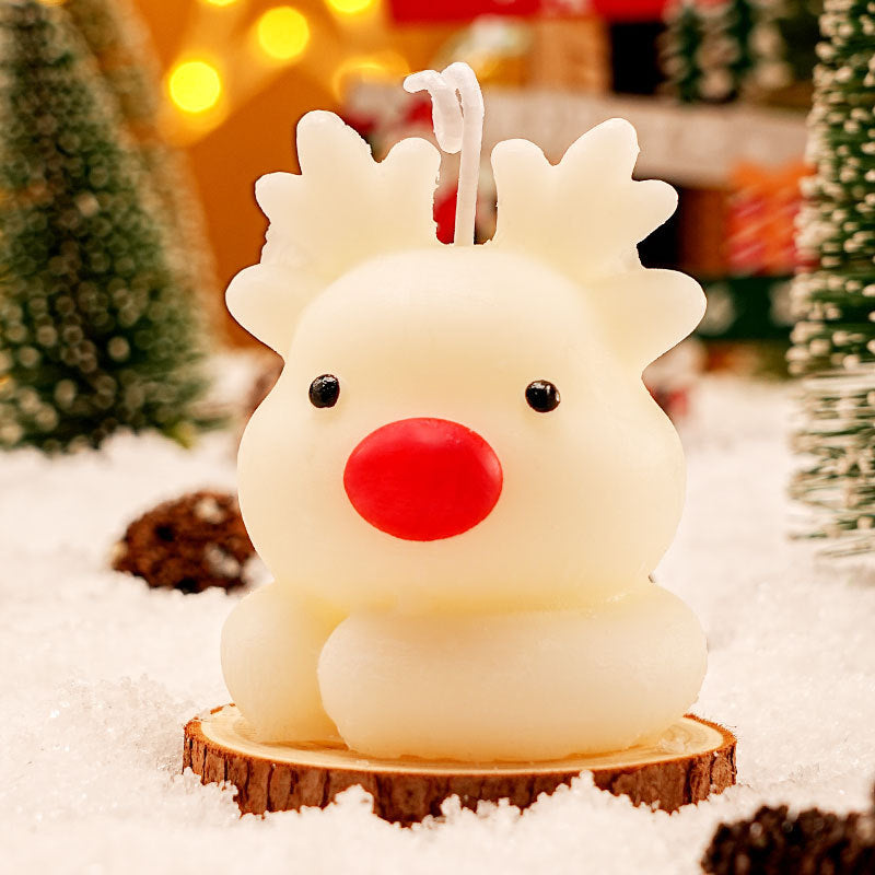 Christmas mini woolen gloves shaped scented candle small souvenir gift Christmas atmosphere decoration scented candle