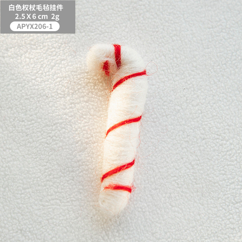 Christmas Decorations Creative Christmas Tree Cartoon Elk Felt Pendant DIY Material Doll Christmas Gifts