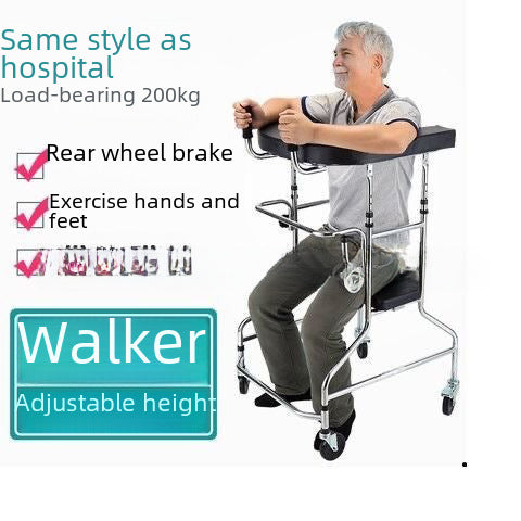 Walker for the elderly, lower limb trainer for the elderly, paralyzed patient, standing frame, adult walker