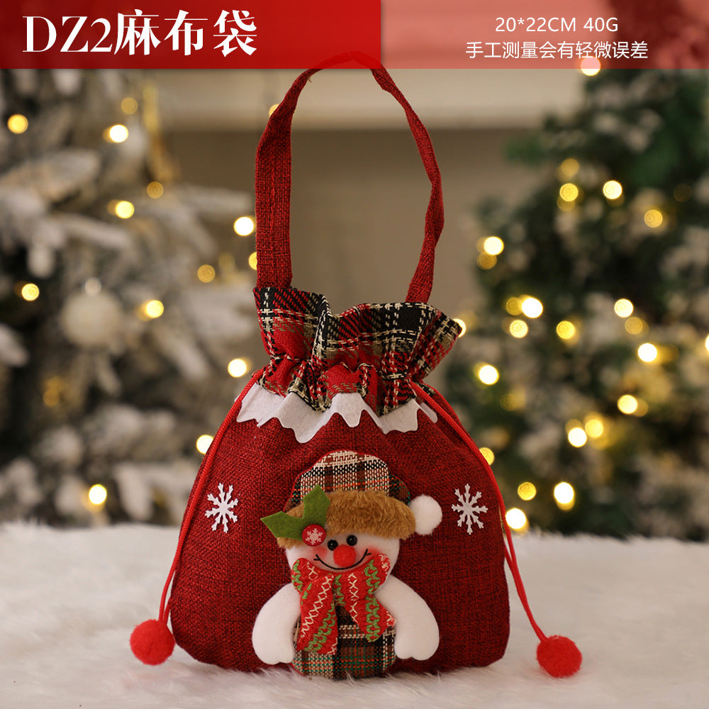 Christmas gift apple bag tote bag adult children children Christmas gift decoration high-end gift bag