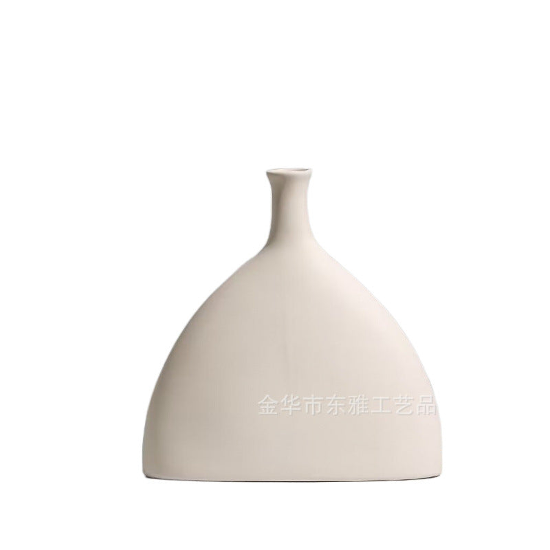ins Nordic plastic fan-shaped vase melamine material flower arrangement supplies living room decoration table decoration photography props