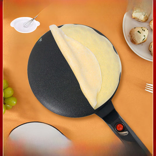Electric baking pan single-sided heating cross-border wholesale small pancake maker household electric cake stall multi-functional red double happiness pizza machine