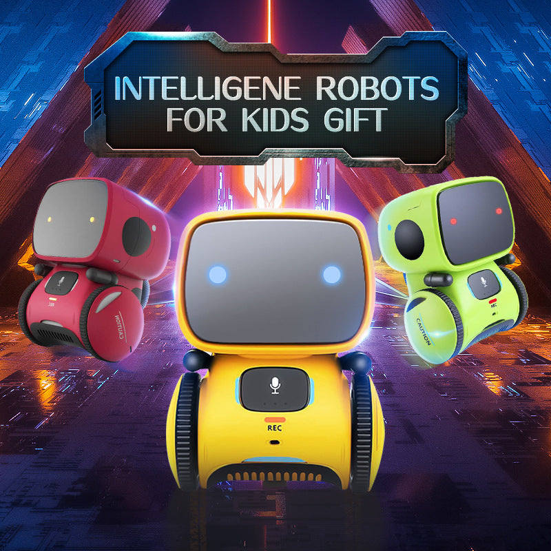 Parent-child intelligent interactive robot children's electric toys touch sensing voice dialogue early education story machine boys