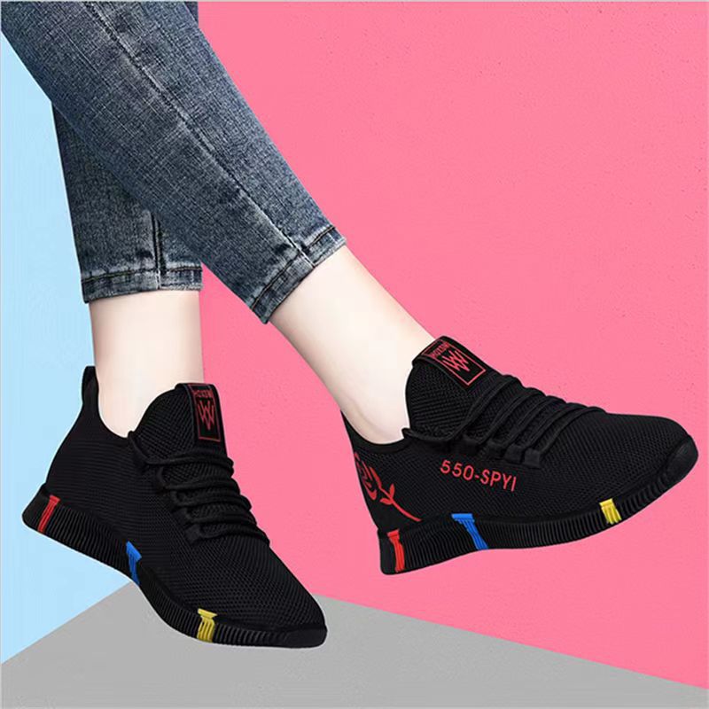 Women's cross-border new fashion versatile casual shoes women's cloth shoes flat shoes trendy sneakers women's wholesale