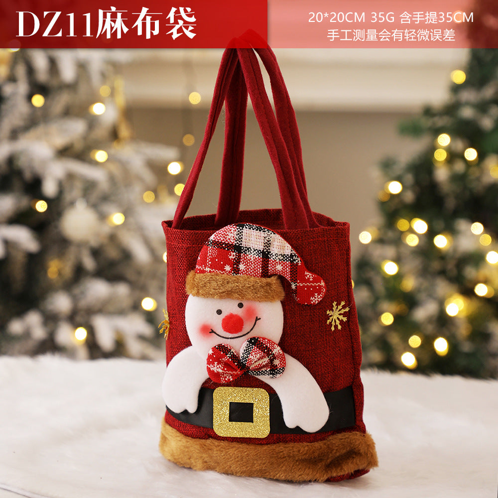 Christmas gift apple bag tote bag adult children children Christmas gift decoration high-end gift bag