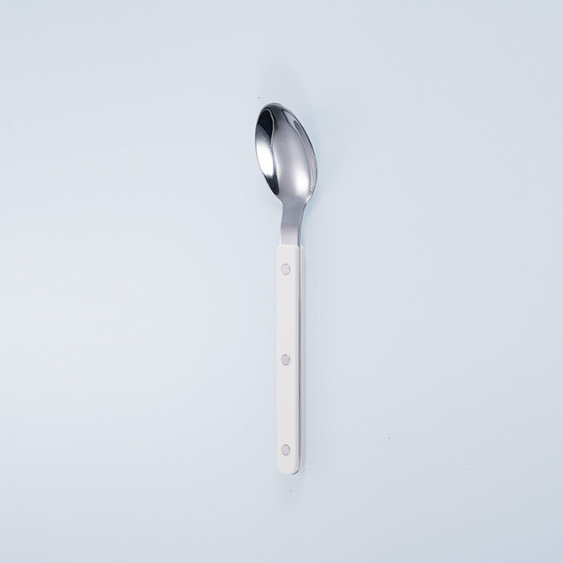 New stainless steel cutlery cutlery cutlery home kitchen hotel western restaurant steak knife clamp handle cutlery set wholesale