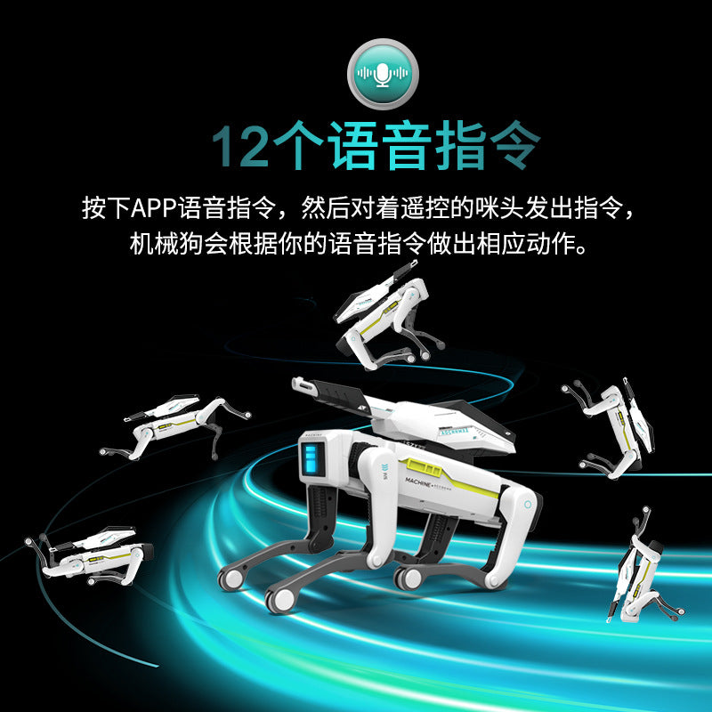 New Smart Remote Control Robot Dog AI Programming Kids Puzzle Remote Control Toy Dog Little Boy Birthday Gift Large Size