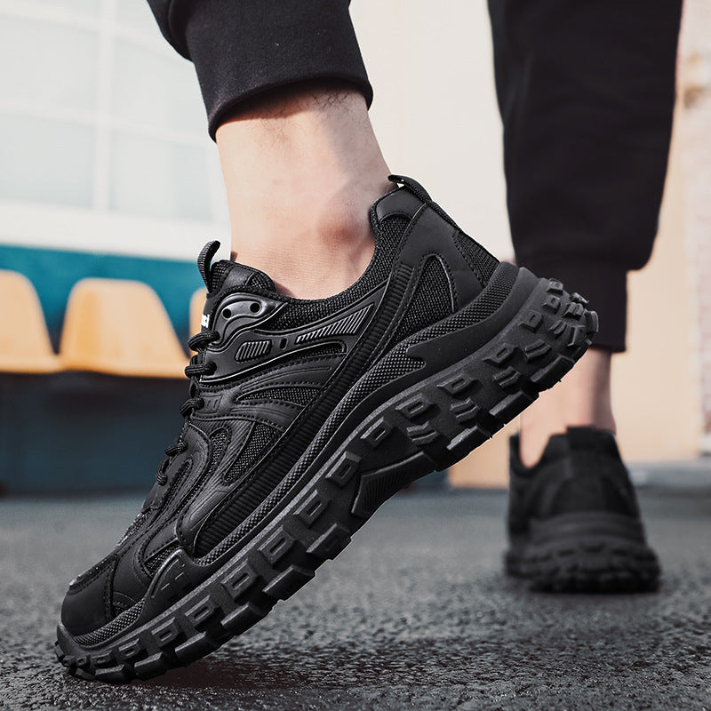 Daddy shoes 2025 autumn mesh breathable wear-resistant casual shoes tire sole sports running shoes cross-border men's shoes