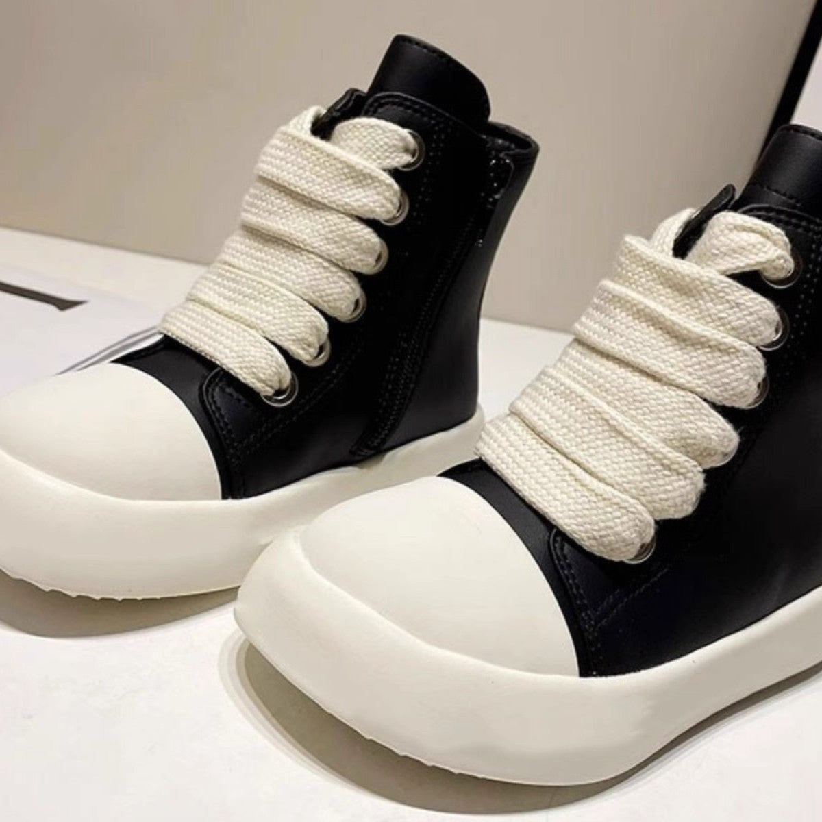 Children's boots autumn and winter new Korean version of boys and girls booties waterproof medium tube baby girl leather boots fashion fashion brand shoes