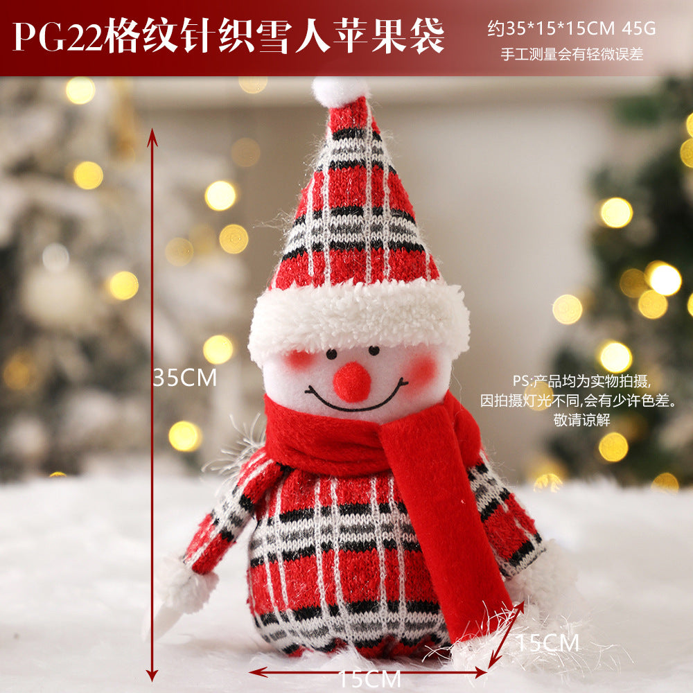 Christmas gift apple bag tote bag adult children children Christmas gift decoration high-end gift bag