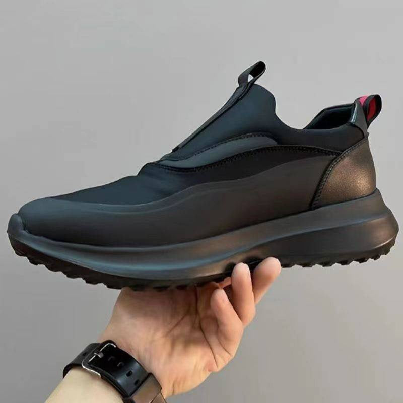 Men's shoes, spring new Korean version of casual running shoes, light and breathable, soft-soled, one-footed thick-soled sneakers, foreign trade