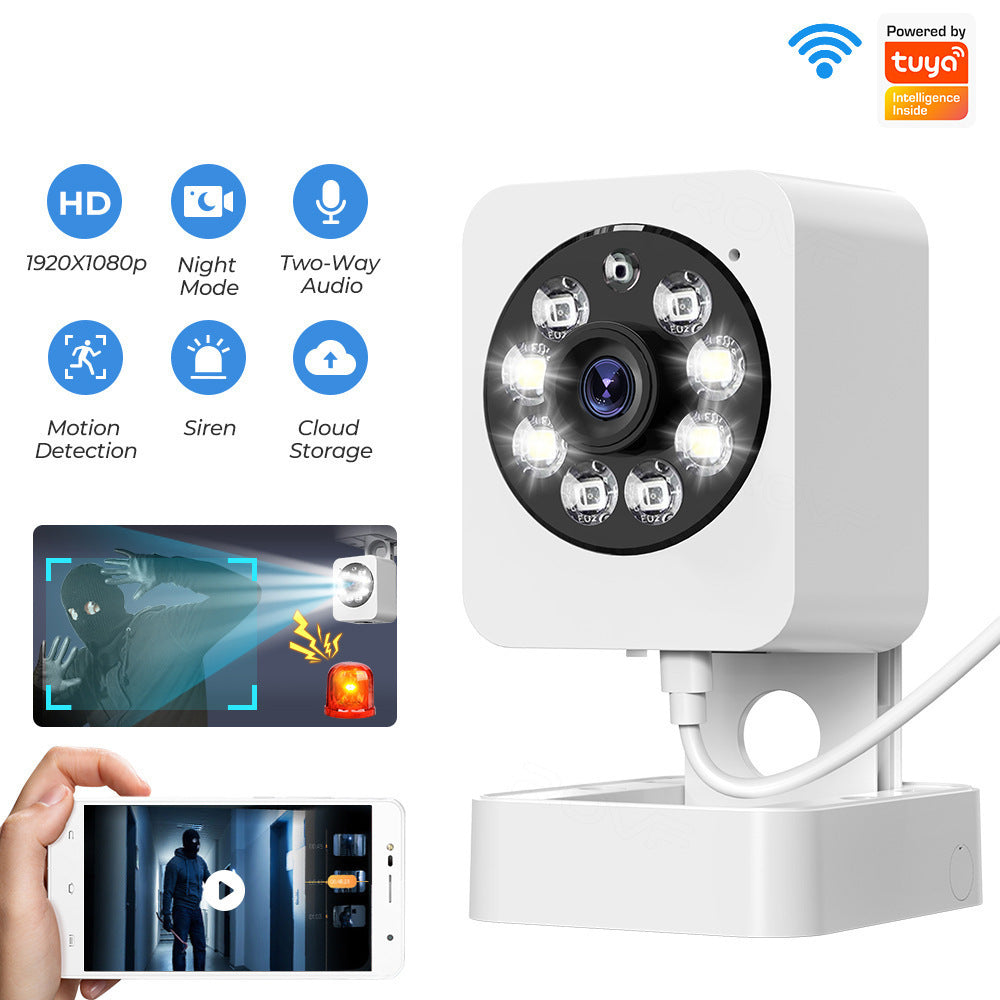 Smart home security human body monitoring 1080 HD remote voice intercom wireless graffiti wifi camera