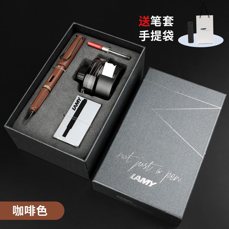 German LAMY Lingmei fountain pen hunter series ink pen business set gift box gift wholesale