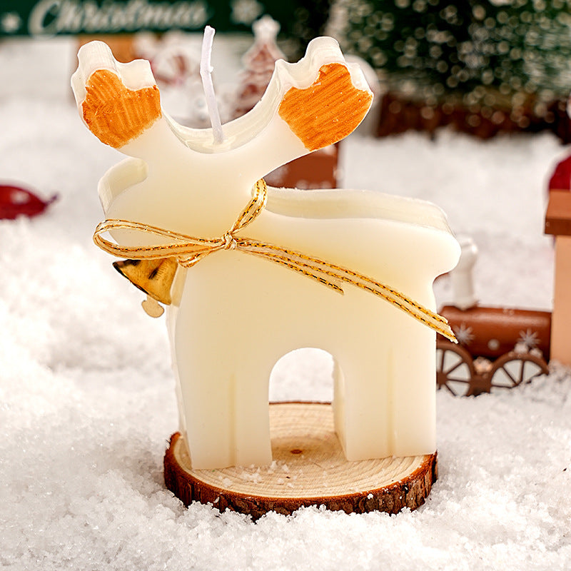 Christmas mini woolen gloves shaped scented candle small souvenir gift Christmas atmosphere decoration scented candle