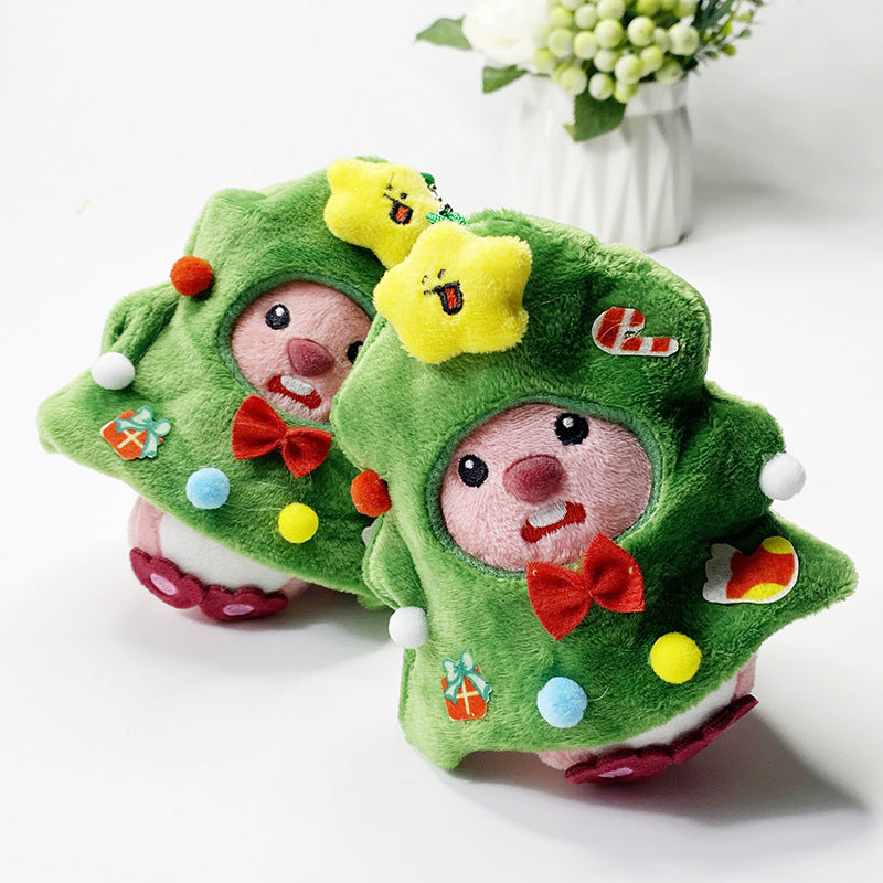 Christmas headgear, small sea pendant, Christmas tree, plush doll, cute bag pendant, birthday gift for girlfriends