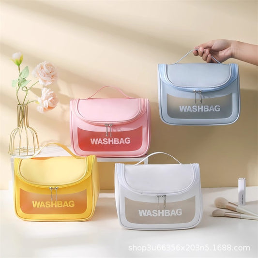 High value cosmetic bag, large capacity travel multi-functional toiletry storage bag, portable simple portable cosmetic bag factory