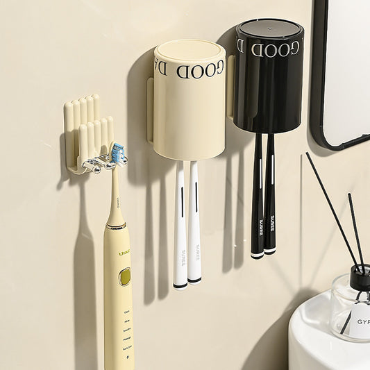 Student dormitory toothbrushing cup, mouthwash cup, residential school toiletries set, electric toothbrush, tooth utensil, tooth cylinder shelf