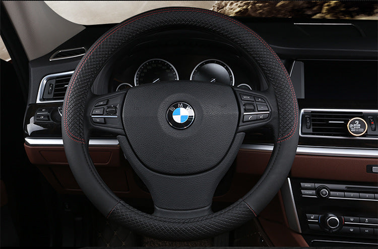 Manufacturers wholesale car steering wheel cover four seasons anti-slip sweat wicked car handlebar cover fashion thin decorative interior supplies