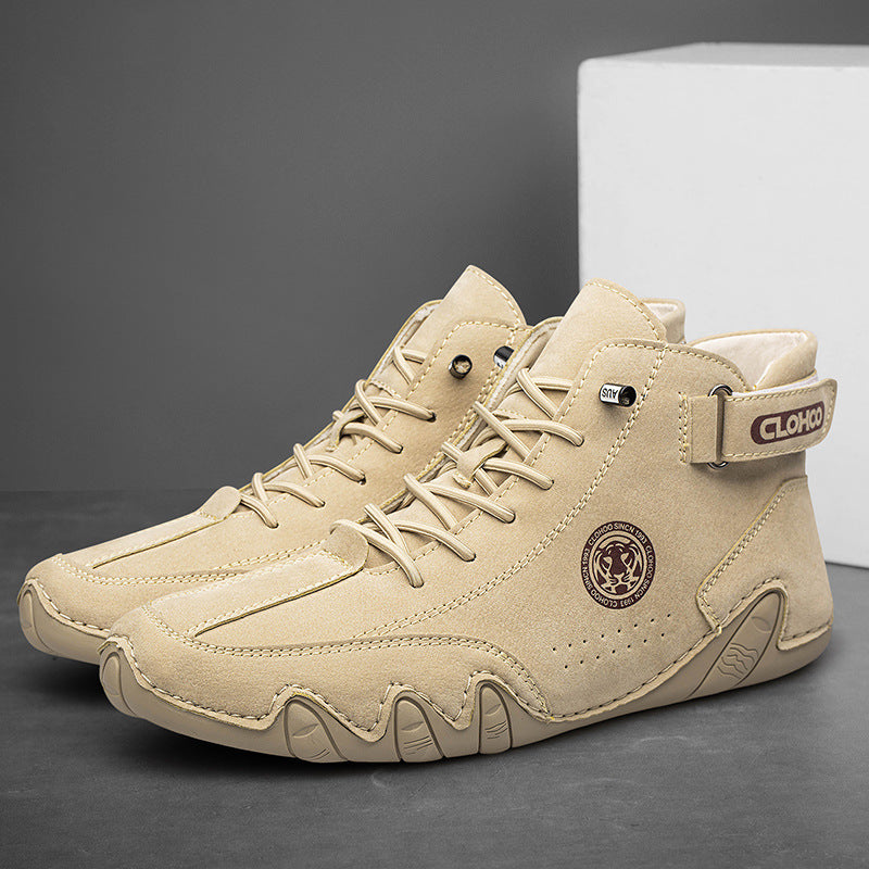Cross-border foreign trade plus-size Amazon hot selling men's Martin boots fall and winter explosive high-top casual octopus men's shoes