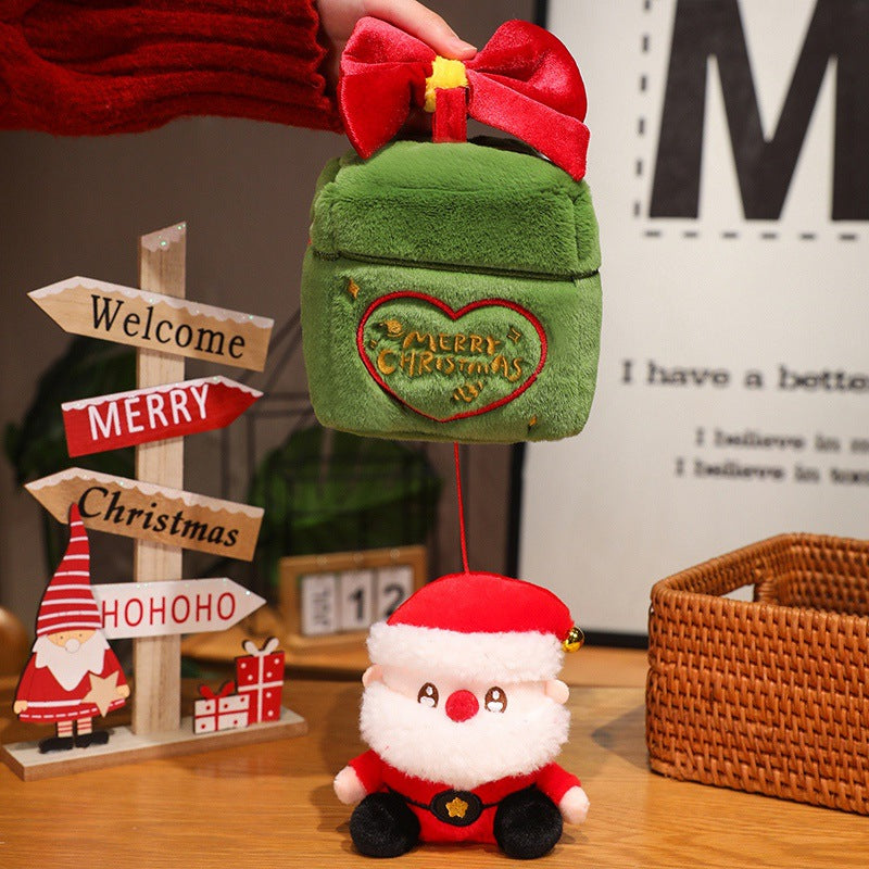 Factory in stock wholesale Santa rag doll doll Christmas gift snowman doll elk plush toy