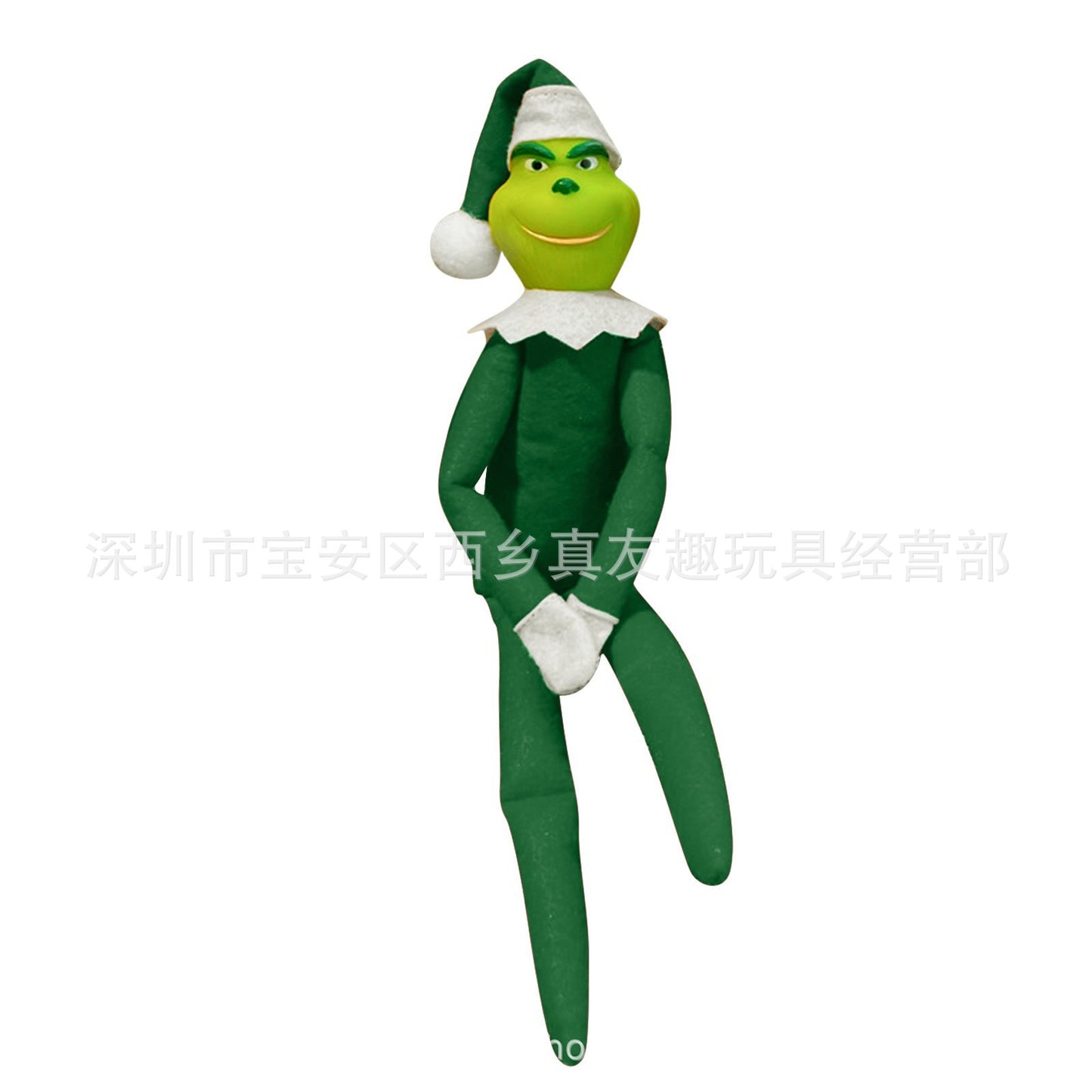 christmas decoration plush toy plush christmas elf doll christmas ornament dress up prosthetic leg factory stock