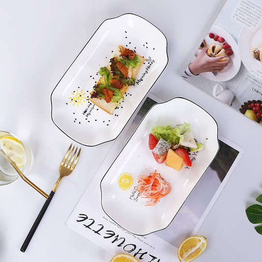 Steamed fish plate