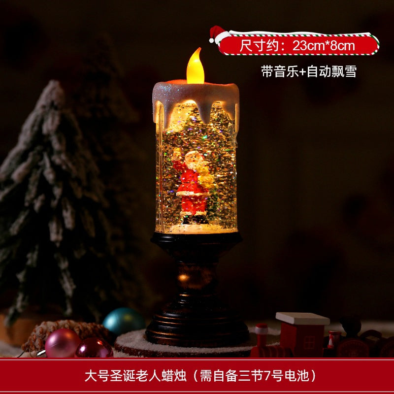 Cross-border Christmas decorations, ambient lighting, decorations, candles, night lights, photo props, gifts, tabletop ornaments, gifts