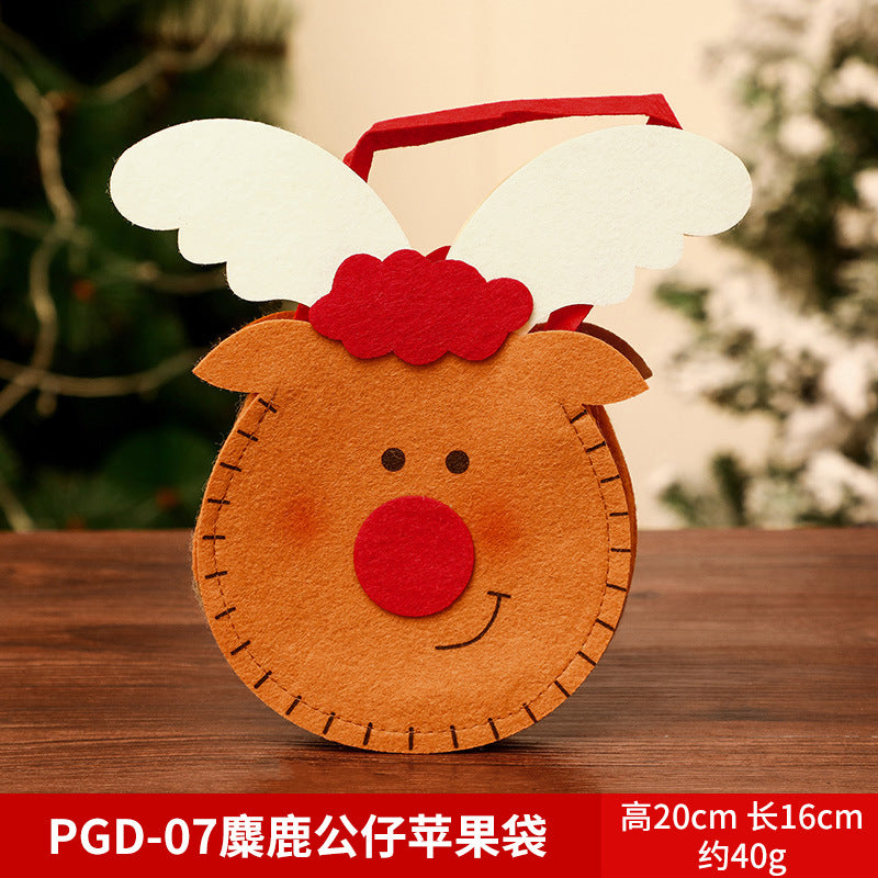 Christmas gift apple bag tote bag adult children children Christmas gift decoration high-end gift bag